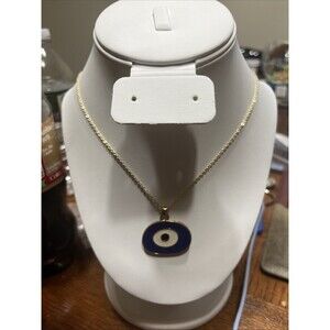 Evil Eye Necklace Chain Lucky Blue Turkish Amulet Nazar Greek